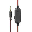 Borofone BO102 Gaming Over-Ear-Kopfhörer mit Mikrofon, 3,5-mm-Klinke, Rot