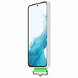 Original Samsung Galaxy S22 Plus Silicone Cover with Strap White