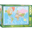 Puzzle Eurographics - Weltkarte, 1000 Teile