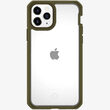 Cover iPhone 11 Pro IT Skins Hybride Effen Kaki & Transparant (antishock)