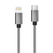 Cavo MFI Lightning a Type-C Lemontti Quick Charge Grigio