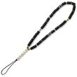Guess Heishi Beads cordino per telefono nero / ciondolo