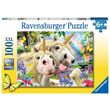 Puzzle Ravensburger - Selfie con unicorni, 100 pezzi XXL