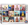Puzzle 1000 piese Eurographics - Funny Bunnies