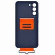 Original Samsung Galaxy S22 Plus Silikonhülle mit Band Navy
