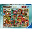 Puzzle Ravensburger - Colin Thompson: Lettere dell'alfabeto F e G, 1000 pezzi