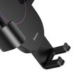 Baseus Simplism Gravity Black Auto Support (Armaturenbrett- oder Windschutzscheibenhalterung)