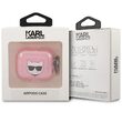 Funda Airpods 3 Karl Lagerfeld Glitter Choupette Head Rosa