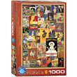 Puzzle Eurographics - Vintage Poster, 1000 Teile