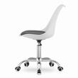 Sedia da ufficio, Artool, Bianco, girevole, PP, bianco e nero, 48x43x91,5 cm