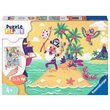 Puzzle 2x24 piese Ravensburger - Aventura Piratilor