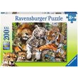 Puzzel Ravensburger - Tijgers, 200 stukjes