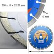 Disco diamantato, cemento, taglio a secco, 230 mm/22,23 mm, Esclusiva Richmann