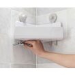 Corner support with mirror for the White Shower Cabin - Joseph&amp;Joseph