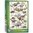 Puzzle Eurographics - Dinosaurier der Kreidezeit, 1000 pièces