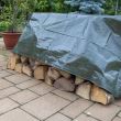 Waterproof tarpaulin with rings, 3.9x4.9 m, PE, 65 g/m2, 20 m2