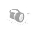 Torcia ricaricabile eXlight, 12 LED, 3 x D, Strend Pro