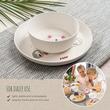 Set di 5 stoviglie per bambini, realizzate con materiali naturali, senza BPA, senza melamina, lavabili in lavastoviglie, Reer Growing 22020