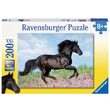 Puzzle Ravensburger - Schwarzes Pferd, 200 Teile XXL