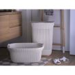Cesta per la biancheria, 2 manici, bianco, 40 L, 60x27x39 cm, Curver