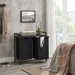 Mobile bagno, Leobert, pannello MDF, 2 ripiani, marrone, 73x33x72 cm