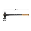 Ascia da spacco, coda in fibra, lama in alluminio LSA, 3,5 kg, 90 cm
