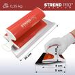 Professional trowel, stainless steel, 25 cm x 0.3 mm, Strend Pro