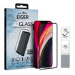 iPhone 12 Pro Max Eiger 3D gebogenes Glas, klare schwarze Folie