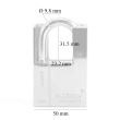 Professioneel hangslot 50 mm, 4 sleutels, BLOSSOM