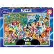 Puzzle Educa – Die wunderbare Welt von Disney II, 1000 Teile, inklusive Kleber
