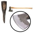Ascia, manico in legno, lama forgiata, 1,25 kg, 17x70 cm, Sabbiatrice, Strend Pro