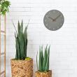 Analoge Präzisions-Wanduhr aus Holz, minimalistisches Design, grau, TFA 60.3054.10