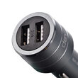 Incarcator Auto 3.5A Devia Battle Dual USB True Black - Emergency Hammer