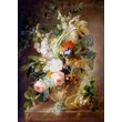 Puzzle 1000 piese Enjoy - Jan van Huysum: Vase with Flowers, Jan Van Huysum