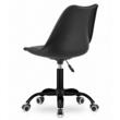Sedia da ufficio, Artool, Andria, girevole, PP, nero, 56,5x56,5x83,5-96 cm