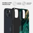 Coque Burga double couche émeraude pour iPhone 14 Plus
