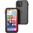 Custodia iPhone 12 Catalyst Total Protection Trasparente Nera (impermeabile, cordoncino)