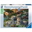 Puzzle 1500 Teile - Wölfe