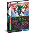 Puzzle 104 Teile phosphoreszierendes Clementoni - Marvel Avengers
