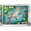 Puzzle 1000 Teile Eurographics - Bunte Koi