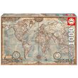 Educa Mini-Puzzle – Antike Weltkarte, 1000 Teile, inklusive Puzzle-Kleber