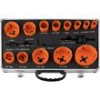 Nuclei bimetallici per forare legno, metallo, set 16 pezzi, 19-76 mm, Richmann Exclusive