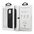 iPhone 12 Pro Max Case Guess Saffiano Vintage Script Black