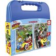 Puzzle Educa - Mickey and the Roadster Racers Case, 2x20 Teile