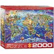 Puzzle Eurographics - Crazy World, 2000 pieces