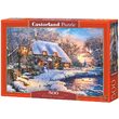 Puzzle Castorland - Winter Cottage, 500 Teile