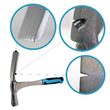 Professioneller Maurerhammer, Monoblockstiel 600g