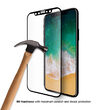 Folie iPhone 11 Pro / XS / X Eiger Glass 3D Edge to Edge Clear Black (0,33 mm, 9H, perfekte Passform, gebogen