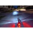 Kit luci bici Twin Fischer, angolo 360°, ricarica USB, Led 30 lux
