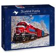 Puzzle Bluebird - Roter Zug im Schnee, 1500 Teile